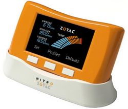 ZOTAC ZT-NITRO - Ovládačí panel pre grafickú kartu - USB 2.0 (ZT-NITRO) + Zásobník 100 navlhčených utierok