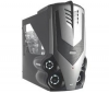 PC skrinka Syclone - strieborná + Ventilátor do PC skrinky Neon LED 120 mm - červený + PC ventilátor Blade Master 120 mm + Gumené nožicky proti vibráciám pre ventilátor (4 ks)