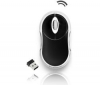 BLUESTORK Bezdrôtová myš Bumpy Air - čierna + Hub 2-v-1 7 Portov USB 2.0 + Zásobník 100 navlhčených utierok