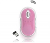 Bezdrôtová myš Bumpy Air - ružová + Hub USB 4 porty UH-10