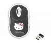 BLUESTORK Bezdrôtová myš Bumpy Hello Kitty - sivá  + Hub USB 4 porty UH-10 + Zásobník 100 navlhčených utierok + Podložka pod myš Jersey Cloth - strieborná