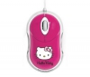 BLUESTORK Káblová myš Bumpy Hello Kitty - ružová + Hub 7 portov USB 2.0 + Zásobník 100 navlhčených utierok