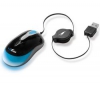 Mini myš Bumpy - čierna + Flex Hub 4 porty USB 2.0 + Zásobník 100 navlhčených utierok