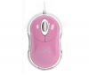 BLUESTORK Myš Bumpy - ružová + Hub USB 4 porty UH-10 + Zásobník 100 navlhčených utierok + Podložka pod myš Jersey Cloth - strieborná
