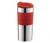 Travel mug inox 11068-294 malý model - červený