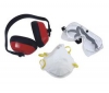 Ochranné pomôcky sada 3 prvky : okuliare + maska + chránice sluchu (77501)
