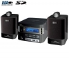 H&B Mikro veža MP3/SD/MMC/USB HF-250i + Puzdro RBNW34 na CD/DVD - čierne