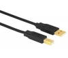 HAMA Kábel USB A samec / B samec Pozlátený  - 1,80 m