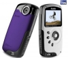 Mini videokamera ZX3 - fialová + Batéria kompatibilná KLIC-7004 + Pamäťová karta SDHC 4 GB + Sieťová nabíjačka USB Black Velvet