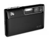 KODAK Slice čierny  + Kompaktné kožené puzdro Pix 11 x 3,5 x 8 cm + Pamäťová karta Micro SD HC 8 GB + adaptér SD