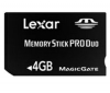 LEXAR Pamäťová karta Memory Stick PRO Duo - Premium 4 GB