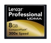 LEXAR Professional UDMA - pamäťová karta flash, 8 GB, 300x, CompactFlash