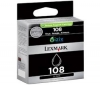 LEXMARK Atramentová náplň 108 - Cierna + Kábel USB A samec/B samec 1,80m