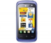 LG Cookie Live KM570 fialový + Slúchadlo Bluetooth Blue design - čierne + Pamäťová karta microSD 4 GB + Univerzálna nabíjačka Multi-zásuvka - Swiss charger V2 Light
