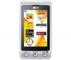 LG KP 500 biely + Sada bluetooth hands-free do auta BCK08B + Pamäťová karta Micro SD HC 4 GB + adaptér SD