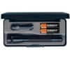 MAGLITE Sada M2A65L baterka Mini R6 + švajciarsky nôž - čierna + 4 baterky Evoia LR03EE