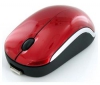 MOBILITY LAB Myš Optical Mouse Travel s vtahovateľným káblom - kovovo červená
