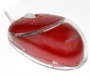 NGS Myš VIP Mouse - červená + Hub USB 4 porty UH-10