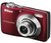 NIKON Coolpix  L22 - červený + Púzdro Pix Compact + Pamäťová karta SDHC 4 GB