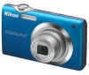 NIKON Coolpix  S3000 modrý + Puzdro Pix Ultra Compact + Pamäťová karta SDHC 4 GB