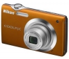 NIKON Coolpix  S3000 oranžový + Ultra Compact PIX leather case + Pamäťová karta SDHC 4 GB + Kompatibilná batéria EN-EL10