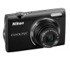 NIKON Coolpix  S5100 - čierna + Kompaktné kožené puzdro Pix 11 x 3,5 x 8 cm + Pamäťová karta SDHC 8 GB