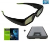 NVIDIA GeForce Okuliare 3D Vision limitovaná edícia Avatar + Hub 4 porty USB 2.0 + Zásobník 100 navlhčených utierok