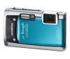 OLYMPUS ľ[mju:]  Tough-6020 - blue + Ultra Compact PIX leather case + 16 GB SDHC Memory Card + LI-50B Battery