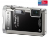 OLYMPUS ľ[mju:]  Tough-8010 - black + Compact Camera Leather Case - 11x3.5x8 cm + 8 GB SDHC Memory Card + LI-50B Battery + 1000-in-1 USB 2.0 Card Reader