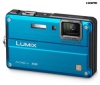 PANASONIC Lumix  DMC-FT2 modrý + Čierne kožené puzdro DMW-CT3E-K + Pamäťová karta SDHC 16 GB + Batéria DMW-BCF10