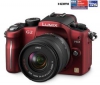 PANASONIC Lumix  DMC-G2K červený + objektív 14-42 mm + Puzdro TBC4 + Pamäťová karta SDHC Premium 32 GB 60x