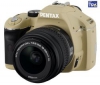 PENTAX K-x béžový + objektív DA 18-55 mm f/3,5-5,6 AL + Púzdro Reflex + Pamäťová karta SDHC 16 GB