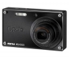 PENTAX Optio   RS1000 - Digital camera - compact - 14.0 Mpix - optical zoom: 4 x - supported memory: SD, SDHC - black + Ultra Compact PIX leather case + Pamäťová karta SDHC 4 GB