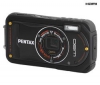 PENTAX Optio  W90 čierny + Kompaktné kožené puzdro Pix 11 x 3,5 x 8 cm + Pamäťová karta SDHC 16 GB + Batéria D-LI88 + Čítačka kariet 1000 & 1 USB 2.0