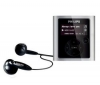 PHILIPS MP3 prehrávač GoGear RaGa 4 GB - strieborný  + Slúchadlá STEALTH - čierne