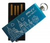 PNY Kľúč USB Micro Attaché City Series 2 GB USB 2.0 + Hub 4 porty USB 2.0