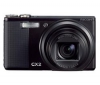 CX2 čierny + Kompaktné kožené puzdro Pix 11 x 3,5 x 8 cm + Pamäťová karta SDHC 16 GB