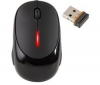 SAITEK Bezdrôtová optická myš + Nano dongle M100X - čierna + Hub 7 portov USB 2.0 + Zásobník 100 navlhčených utierok
