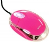 SAITEK Myš Notebook Optical Mouse ružová + Hub USB 4 porty UH-10 + Zásobník 100 navlhčených utierok