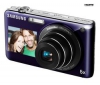 SAMSUNG ST600 - Digital camera - compact - 14.2 Mpix - optical zoom: 5 x - supported memory: microSD, microSDHC - violet + Púzdro Pix Compact + Pamäťová karta SDHC 8 GB + Batéria SLB07A + Mini trojnožka Pocketpod