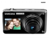 SAMSUNG ST600 - Digital camera - compact - 14.2 Mpix - optical zoom: 5 x - supported memory: microSD, microSDHC - black + Kompaktné kožené puzdro Pix 11 x 3,5 x 8 cm + Pamäťová karta SDHC 8 GB + Batéria SLB07A