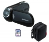 SAMSUNG Videokamera SMX-C20 - čierna + puzdro CC1M+ SD  karta 4 GB + Čítačka kariet 1000 & 1 USB 2.0 + Pamäťová karta SDHC 4 GB