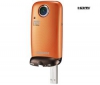 SAMSUNG Vrecková videokamera HMX-E10P oranžová
