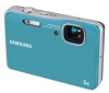 SAMSUNG WP10 modrý  + Kompaktné kožené puzdro Pix 11 x 3,5 x 8 cm + Pamäťová karta SDHC 8 GB