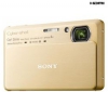 SONY Cyber-shot  DSC-TX9 zlatá + Kompaktné kožené puzdro Pix 11 x 3,5 x 8 cm + Pamäťová karta SDHC 8 GB + Batéria lithium NP-BN1