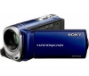 Videokamera DCR-SX34 modrá + Čítačka kariet 1000 & 1 USB 2.0 + Batéria lithium NP-FV50 + Pamäťová karta SDHC 8 GB