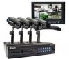 Sada SW344-DPS - Video rekordér 4 kanály - Pevný disk 320 GB - 4 kamery PNP-155 - Monitor 7