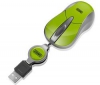 Mini optická myš MI055 - Green Lime + Hub USB 4 porty UH-10 + Náplň 100 vlhkých vreckoviek