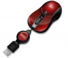 SWEEX Myš Mini Optical Mouse MI052 - Red Cherry + Hub 4 porty USB 2.0