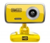 SWEEX Webcam WC064 citrónovo žltá  + Slúchadlá mikrofón DR210DP + Hub USB 4 porty UH-10